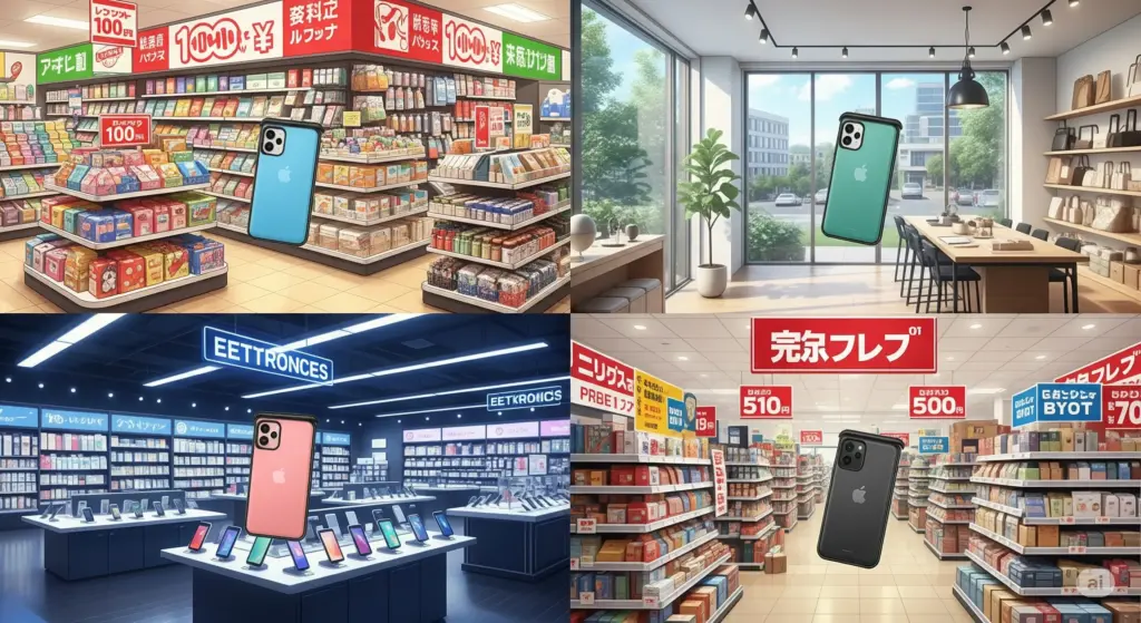 スマホ防水ケースはどこに売ってる？主な販売店を調査
