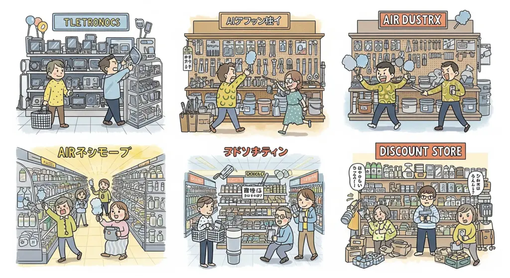 エアダスターはどこに売ってる？市販の販売店一覧
