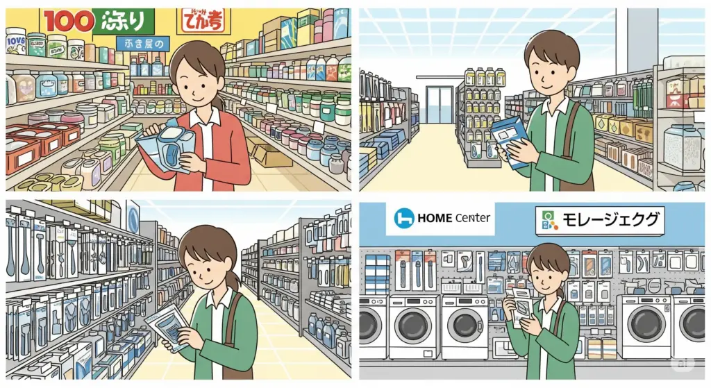 洗濯機ごみ取りネットはどこに売ってる？販売店まとめ