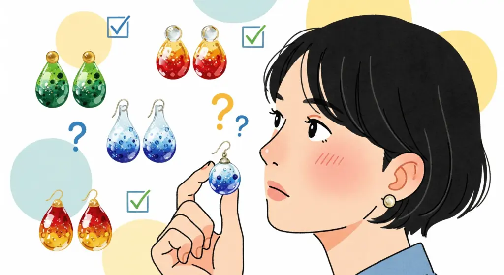 ガラスピアスはどこに売ってる？選び方とよくある質問