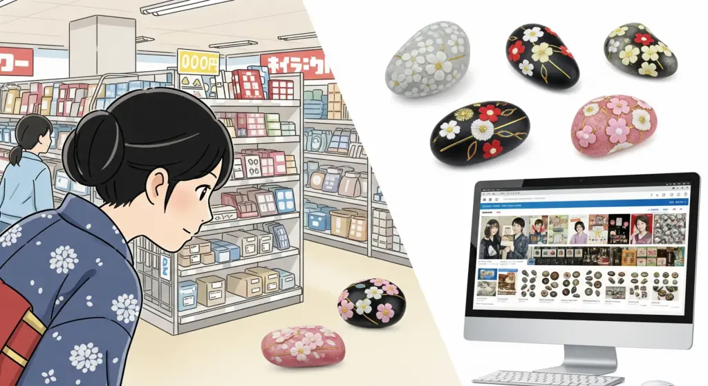 うちわデコストーンはどこに売ってる？店舗と通販まとめ