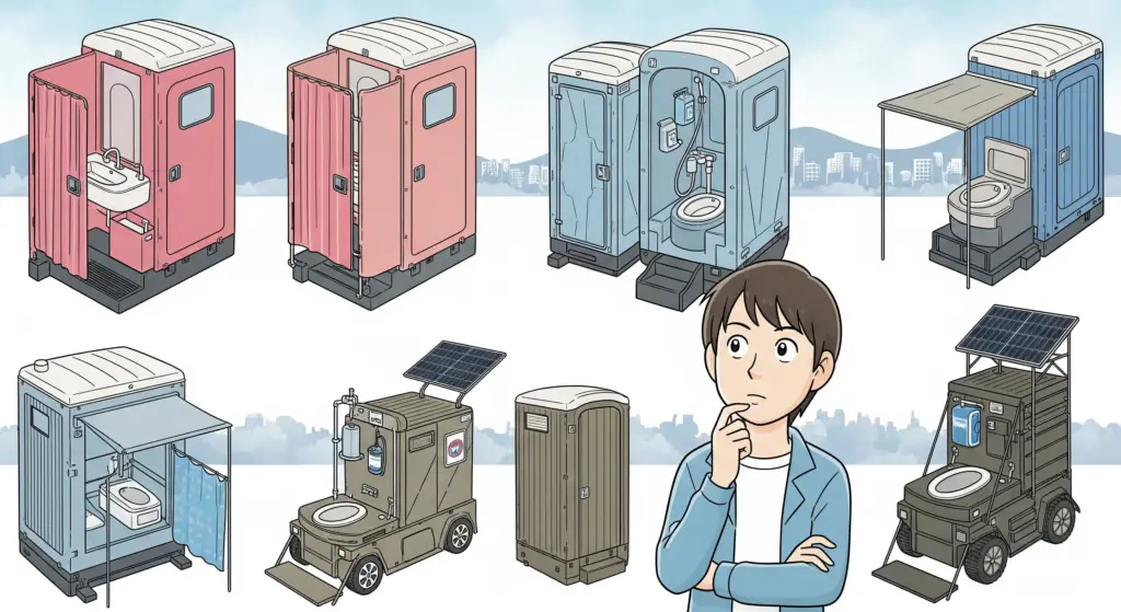 携帯トイレはどこに売ってる？種類と選び方