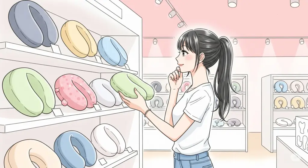 ネックピローはどこに売ってる？市販の店舗一覧