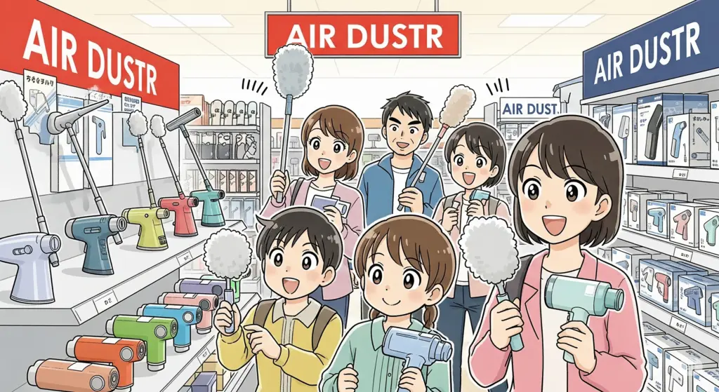 結論：エアダスターはどこに売ってるのか